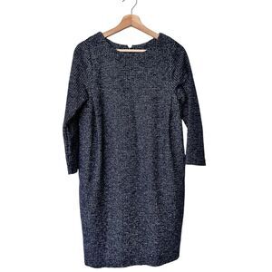 Green Label Relaxing United Arrows M knee length shift Dress Long sleeves